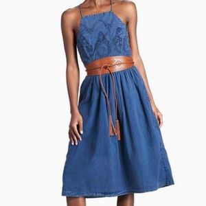 Lucky Brand Schiffly Bib Dress